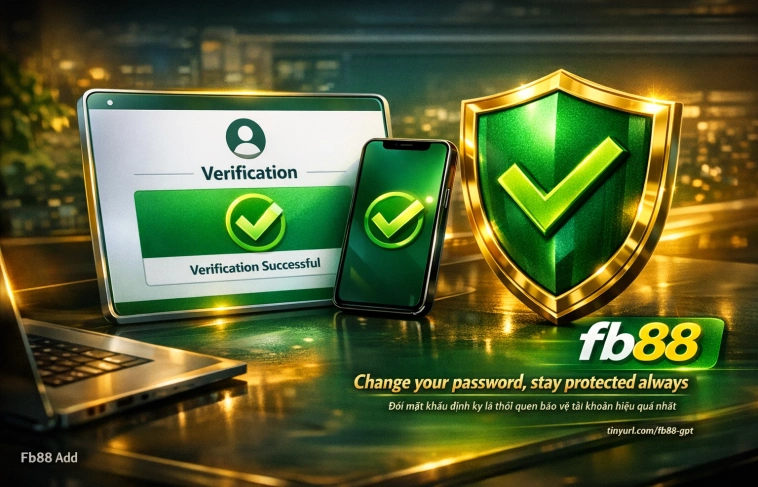 Hướng dẫn đổi mật khẩu Fb88 trong cài đặt tài khoản bảo mật
