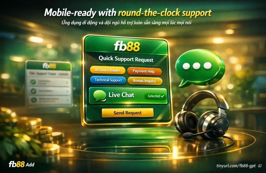 Ứng dụng di động Fb88 Android iOS hỗ trợ 24/7 hotline Telegram